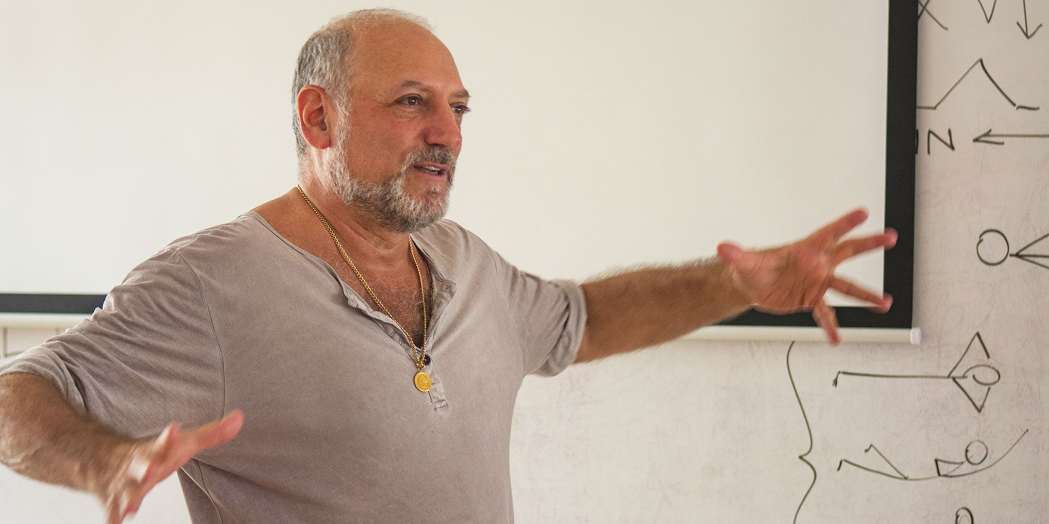 kaminoff-Eventbrite-header Leslie gesturing while teaching